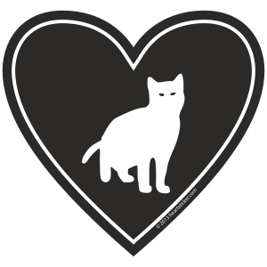 LD Love Decal Cat Sticker