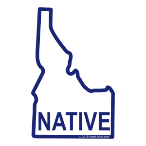 ID Idaho Native Sticker