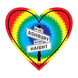 CA Love Decal Haight Ashbury Sticker