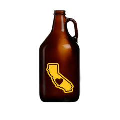 CA Central Cal Amber Growler 32oz
