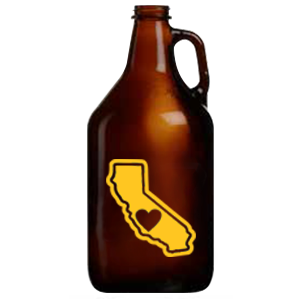 CA Central Cal Amber Growler 64oz