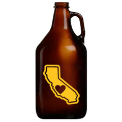 CA Central Cal Amber Growler 64oz