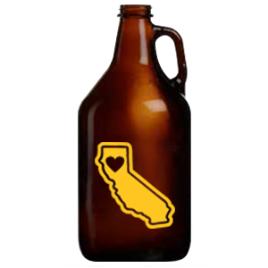 CA Nor Cal Amber Growler 64oz