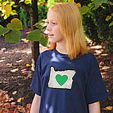 Heart in Oregon Youth T-Shirt