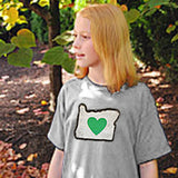 Heart in Oregon Youth T-Shirt