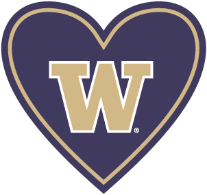 WA Love Decal "W" Husky Sticker