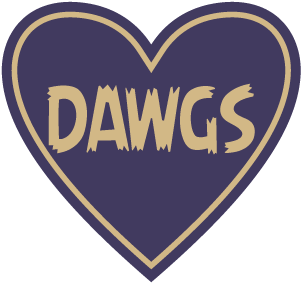 WA Love Decal "Dawgs" Husky Sticker