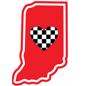 IN Heart in Indiana Sticker