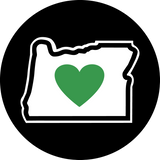 OR Heart in Oregon 2.25" Magnet