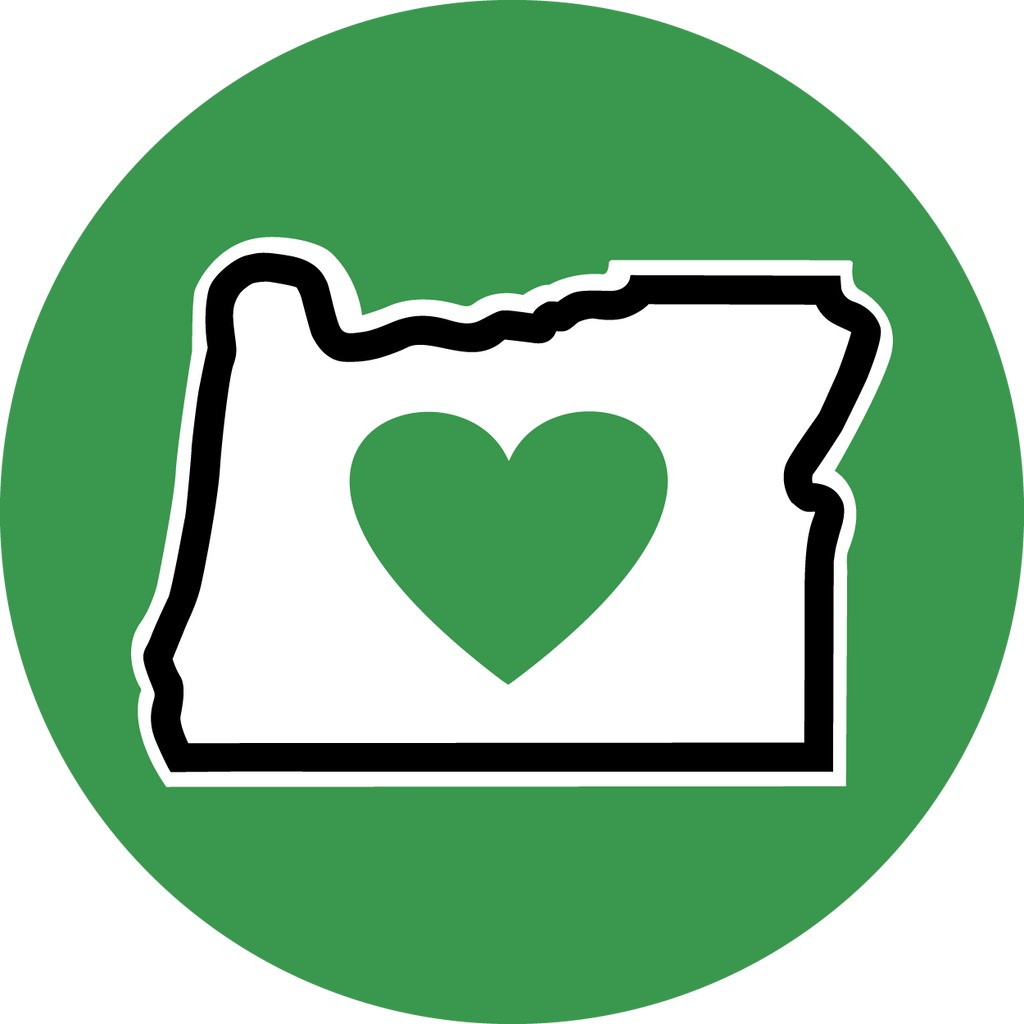 OR Heart in Oregon 2.25" Magnet