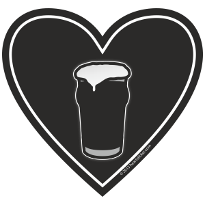 LD Love Decal Beer Sticker