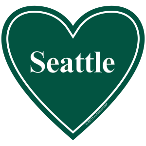 WA Love Decal "Seattle" Sticker