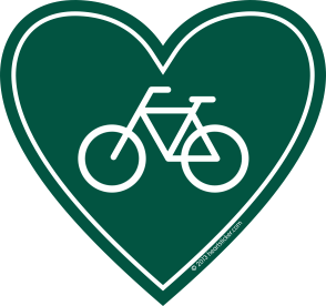 LD Love Decal Bicycle Sticker