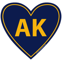 AK Love Decal Alaska Sticker