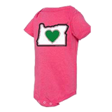 Heart in Oregon Infant Onesie