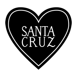 CA Love Decal Santa Cruz Sticker