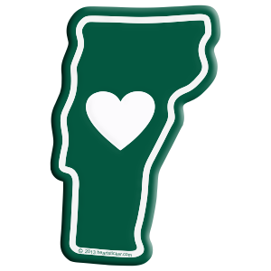 VT Heart In Vermont Magnet