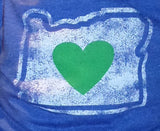 Heart in Oregon Infant Onesie