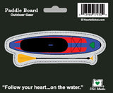 Paddle Board Sticker