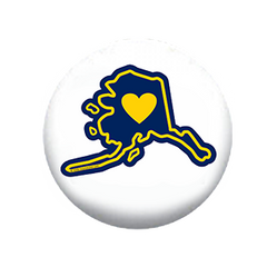 Heart in Alaska Button