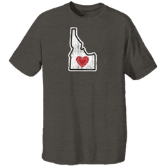 Heart in Idaho Distres. Shirt