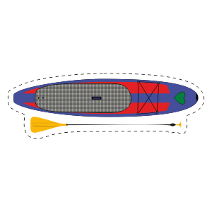 Paddle Board Sticker