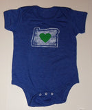 Heart in Oregon Infant Onesie